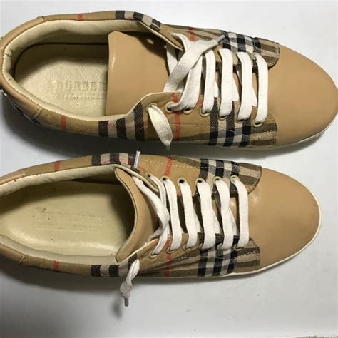 burberry low boots|burberry vintage check low top.